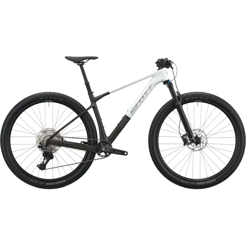 Balfes Bikes Scott Scale 10 Hardtail Mountain Bike 2027 in Pearl White and Carbon Black | Free postage over £30, £10 off first order, price match & 0% finance.
