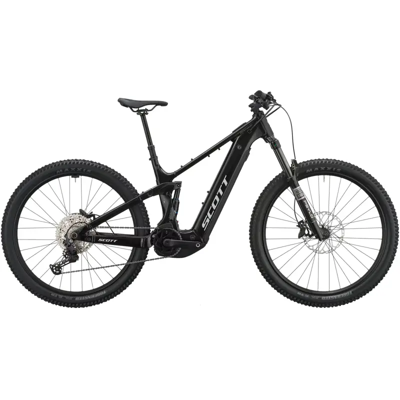 Balfes Bikes Scott Strike 30 Electric Full Suspension Mountain Bike 2027 in Black | Free postage over £30, £10 off first order, price match & 0% finance.
