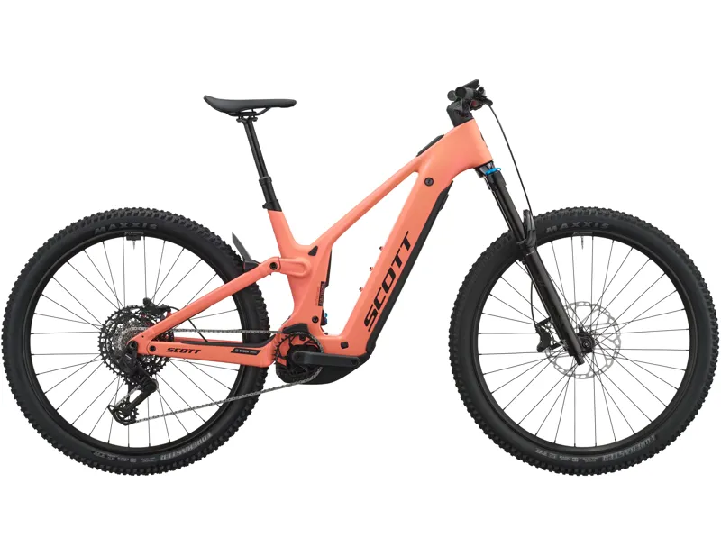 Scott Patron 10 Electric Carbon Full Suspension MTB 2027 in Obsidian Red and Carbon Black