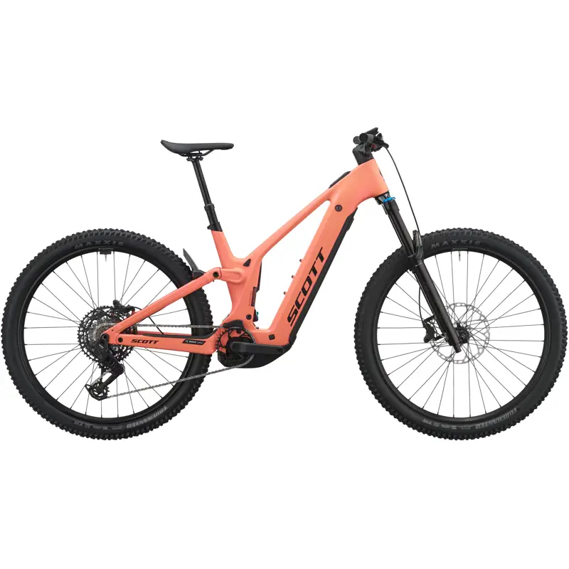 Balfes Bikes Scott Patron 10 Electric Carbon Full Suspension MTB 2027 in Obsidian Red and Carbon Black | Free postage over £30, £10 off first order, price match & 0% finance.
