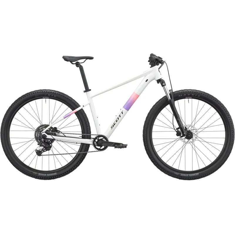 Balfes Bikes Scott Contrail 40 Hardtail Mountain Bike 2027 in White and Pink | Free postage over £30, £10 off first order, price match & 0% finance.