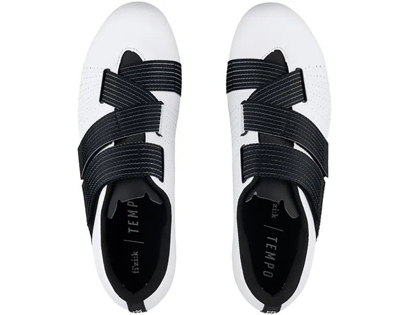 Fizik R5 Tempo Powerstrap Road Shoes in White/Black-2