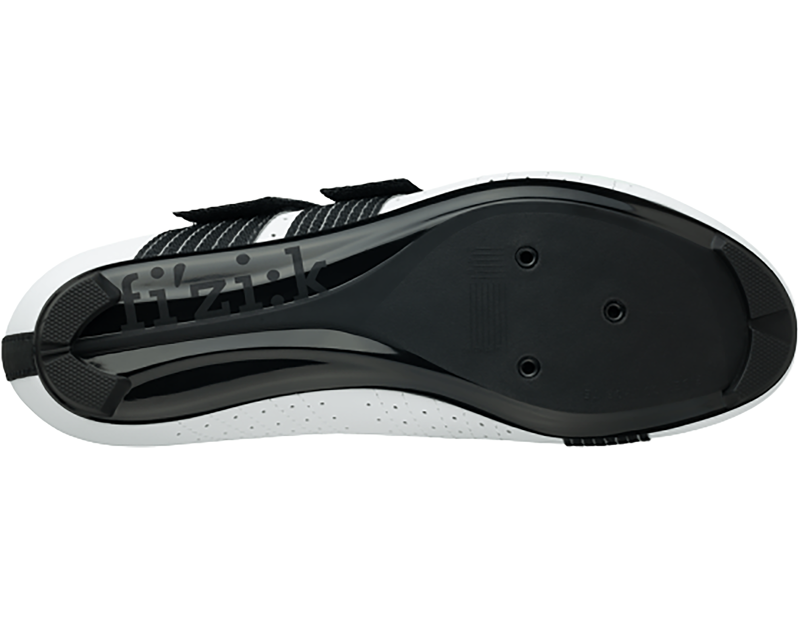 Fizik R5 Tempo Powerstrap Road Shoes in White/Black-3