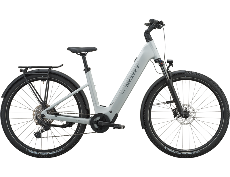 Scott Axis 30 Wave Electric Hybrid Bike 2027 in Cloud Grey