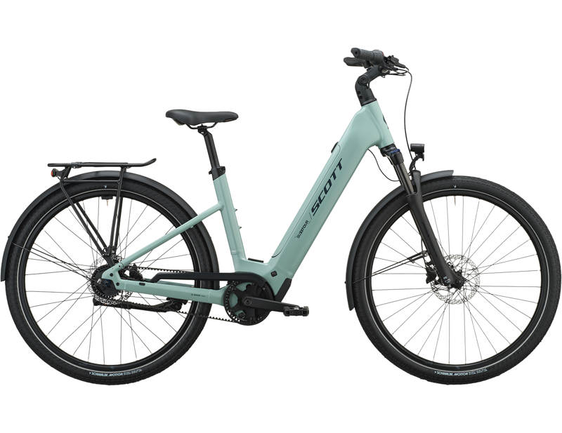 Scott Sub Tour 30 Wave Electric Hybrid Bike 2027 in Hail Blue