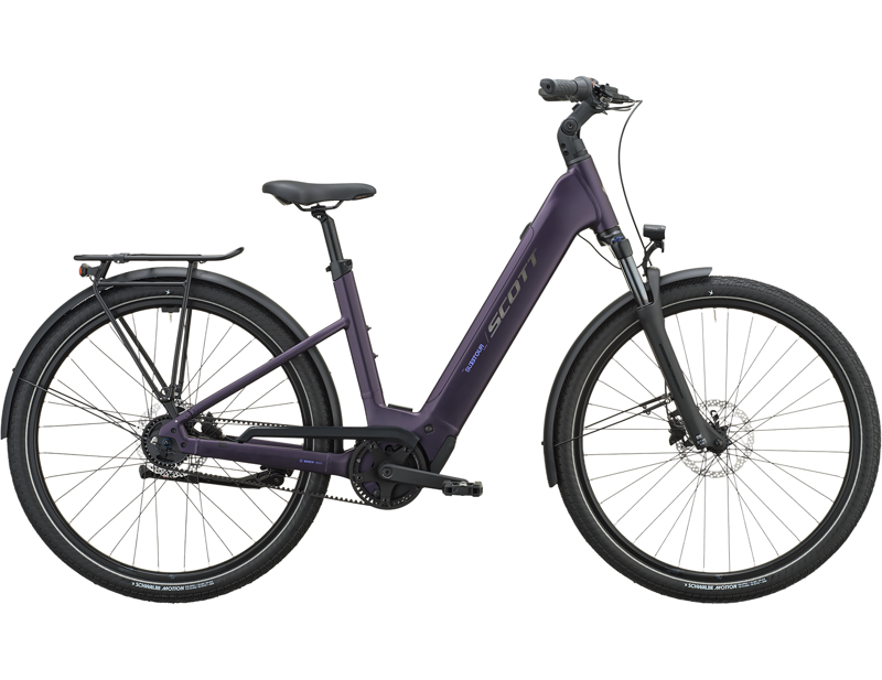 Scott Sub Tour 40 Wave Electric Hybrid Bike 2027 in Royal Purple