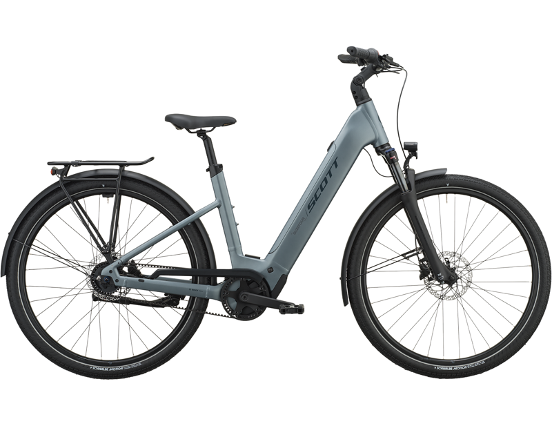 Scott Sub Tour 40 Wave Electric Hybrid Bike 2027 in Shadow Blue