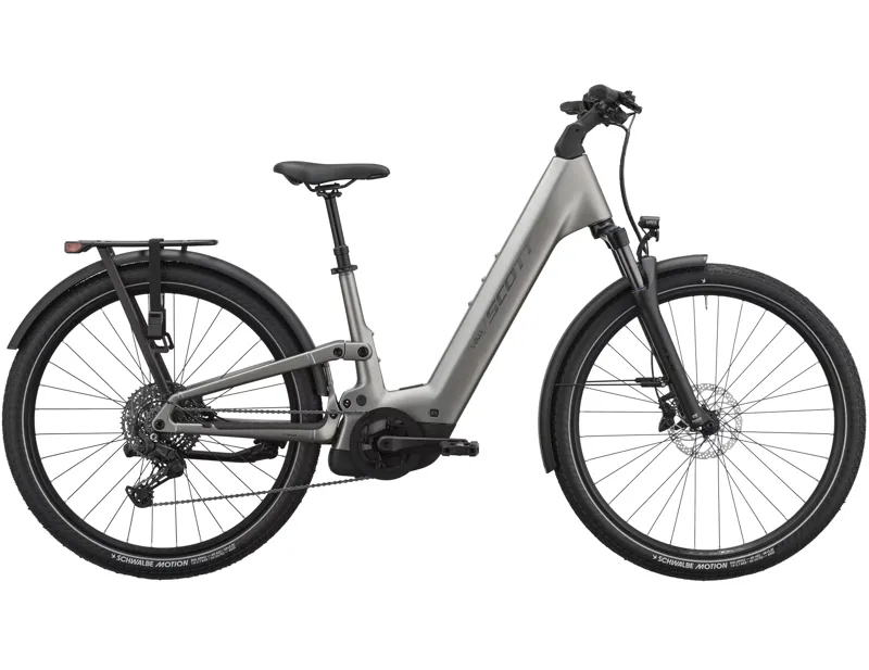 Scott E-VILLE 20 Electric Hybrid Bike 2027 in Tungsten Grey