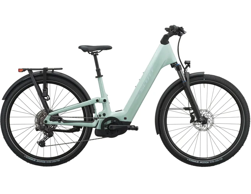 Scott E-VILLE 20 Electric Hybrid Bike 2027 in Silt Green