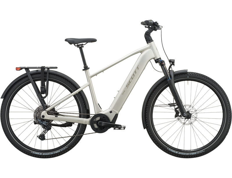 Scott Axis 10 Electric Hybrid Bike 2027 in Ivory Beige