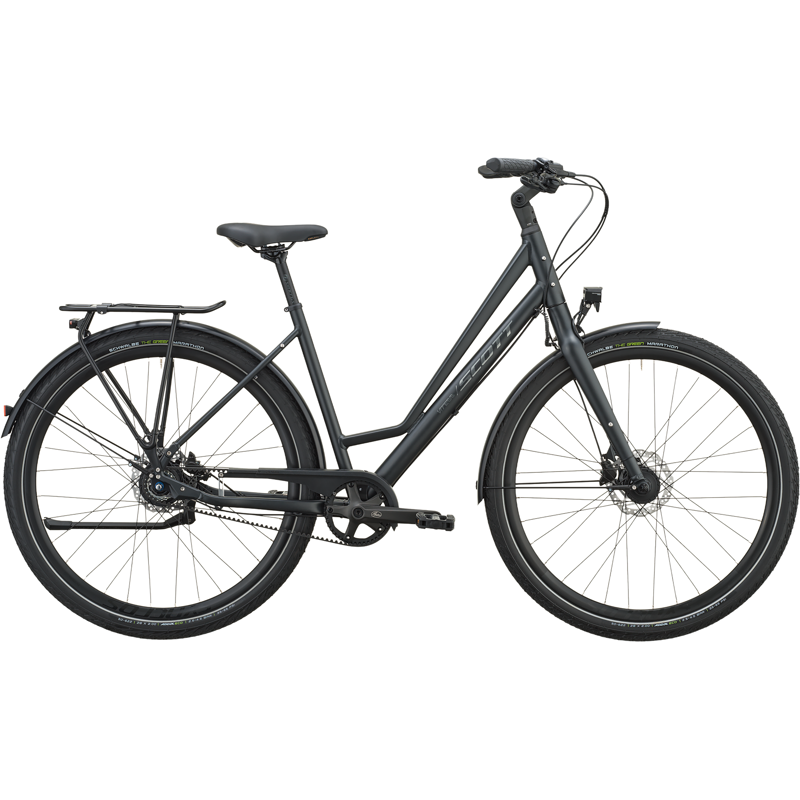 Balfes Bikes Scott Vitess 15 Wave Hybrid Bike 2027 in Flaky Black | Free postage over £30, £10 off first order, price match & 0% finance.