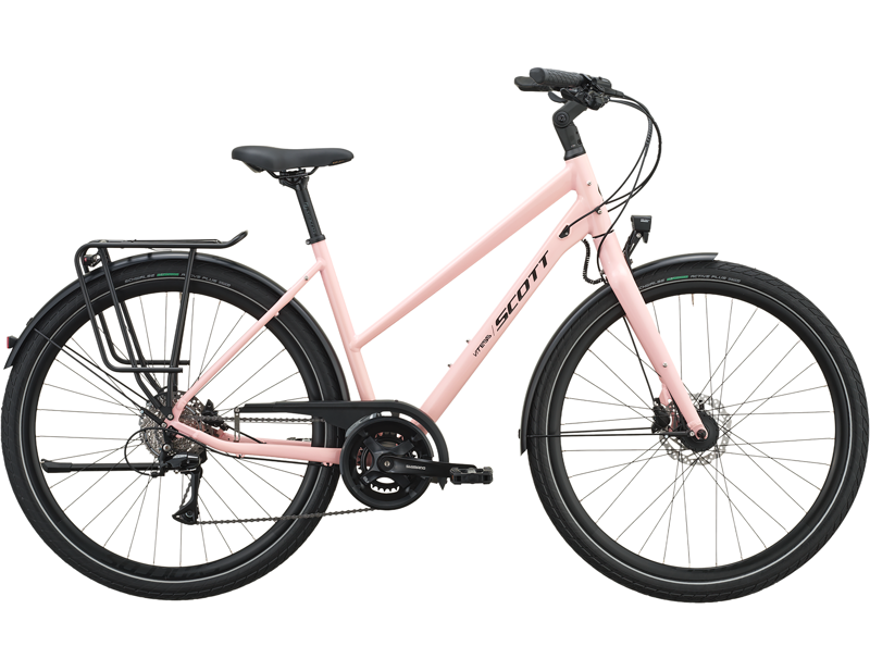 Scott Vitess 25 Slope Hybrid Bike 2027 in Dogwood Pink