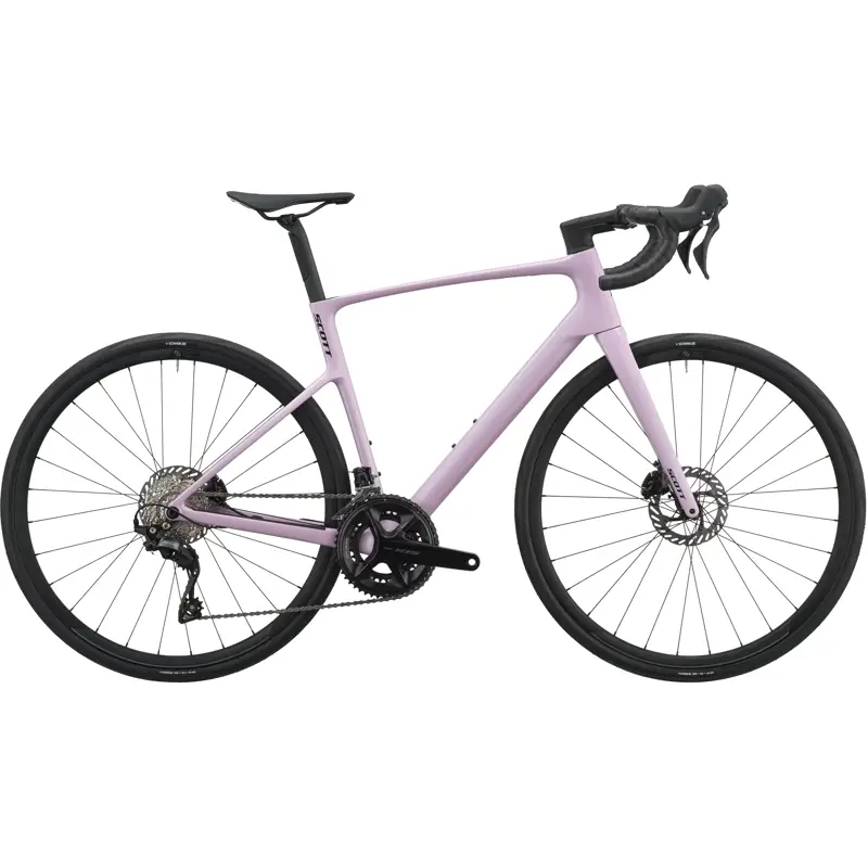 Balfes Bikes Scott Addict 50 Carbon Road Bike 2027 in Mallow Pink | Free postage over £30, £10 off first order, price match & 0% finance.