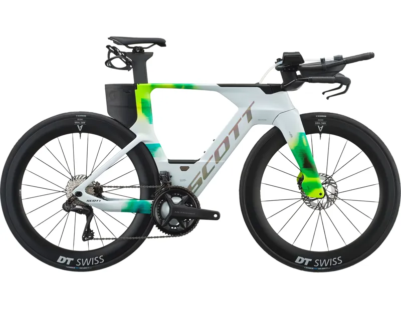 Scott Plasma RC Pro Carbon Road Bike 2027 in Cumulus White and Viper Green