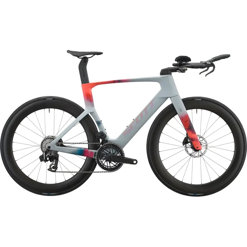 Balfes Bikes Scott Foil RC TRI Carbon Road Bike 2027 in Narwal Grey and Gloaming Orange | Free postage over £30, £10 off first order, price match & 0% finance.