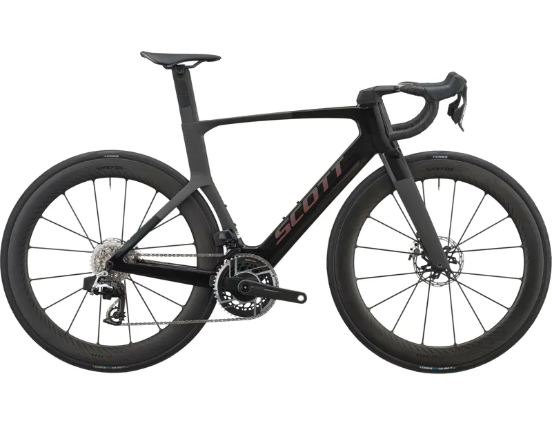 Scott Foil RC Ultimate Carbon Road Bike 2027 in Piano Black and Carbon Black