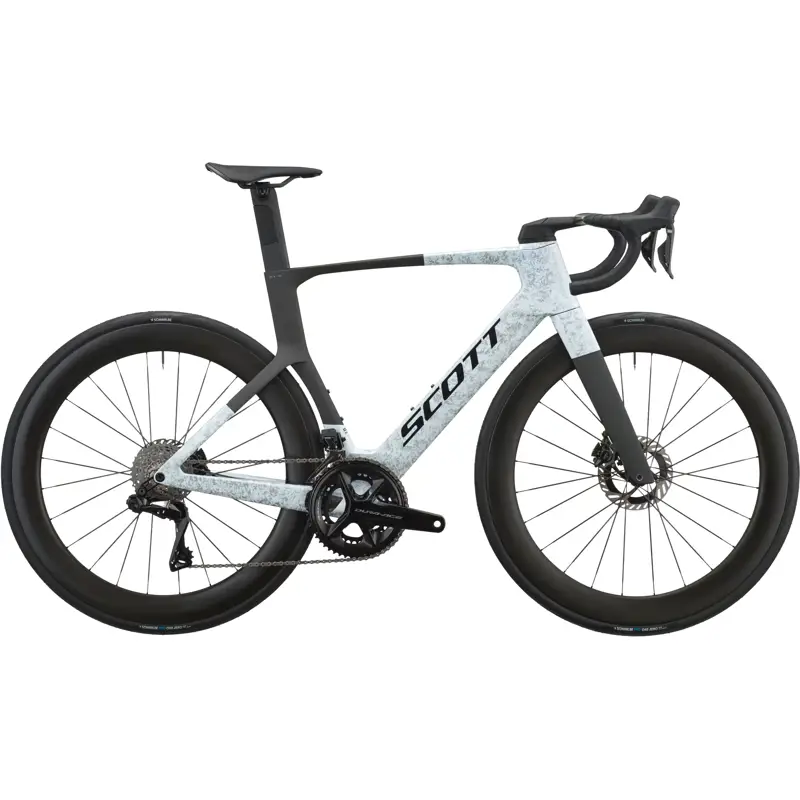 Balfes Bikes Scott Foil RC Pro Carbon Road Bike 2027 in Rush White and Carbon Black | Free postage over £30, £10 off first order, price match & 0% finance.