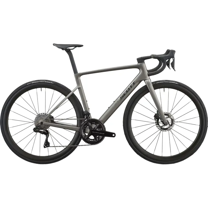 Balfes Bikes Scott Addict RC Pro Carbon Road Bike 2027 in Tungsten Grey | Free postage over £30, £10 off first order, price match & 0% finance.
