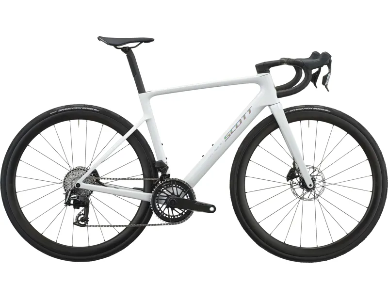 Scott Addict RC Carbon Team Road Bike 2027 in Rainbow White