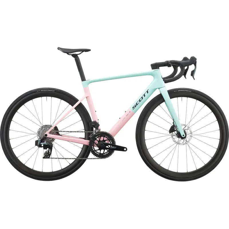 Balfes Bikes Scott Addict RC 25 Carbon Road Bike 2027 in Gelato Blue and Gelato Pink | Free postage over £30, £10 off first order, price match & 0% finance.