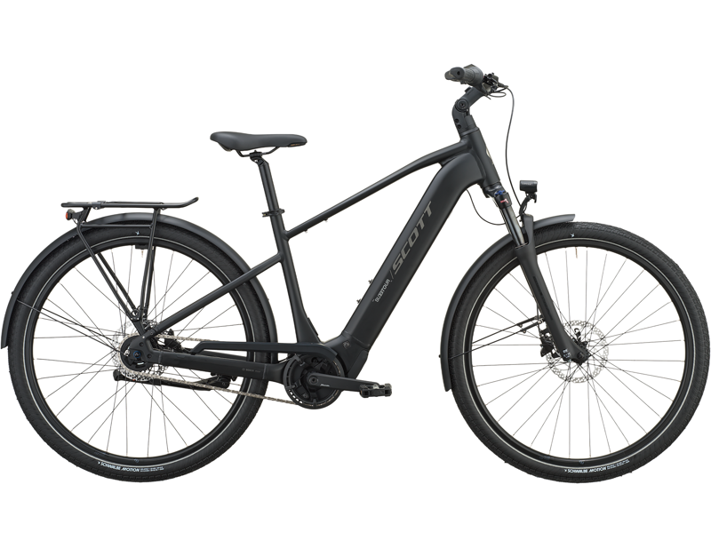 Balfes Bikes Scott Sub Tour 50 Electric Hybrid Bike 2027 in Black | Free postage over £30, £10 off first order, price match & 0% finance.