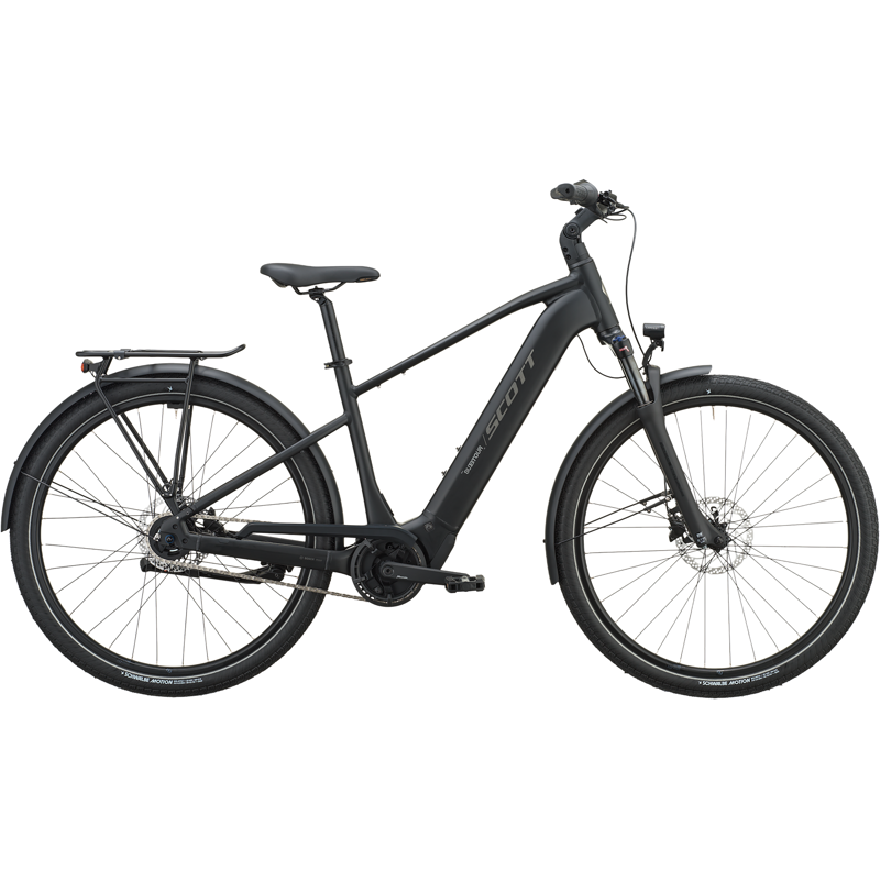 Balfes Bikes Scott Sub Tour 50 Electric Hybrid Bike 2027 in Black | Free postage over £30, £10 off first order, price match & 0% finance.