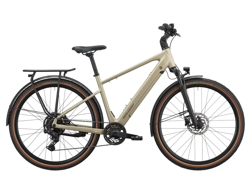 Bergamont Belami 10 Electric Hybrid Bike 2027 in Champagne Beige