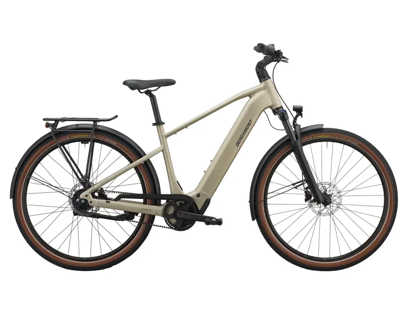 Bergamont Horizon Tour 20 Electric Hybrid Bike 2027 in Champagne Beige