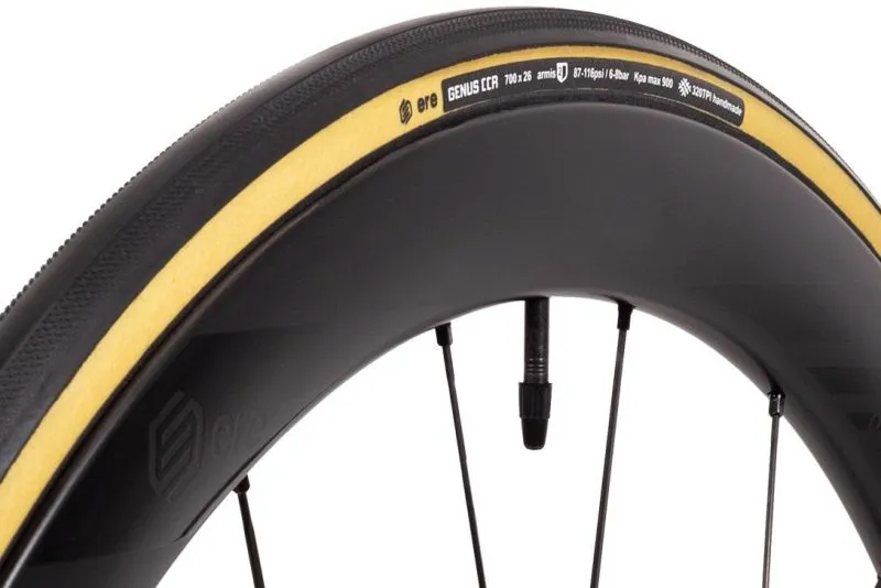 ERE Genus CCR Clincher Pro 320Tpi Tyre in Skinwall-1
