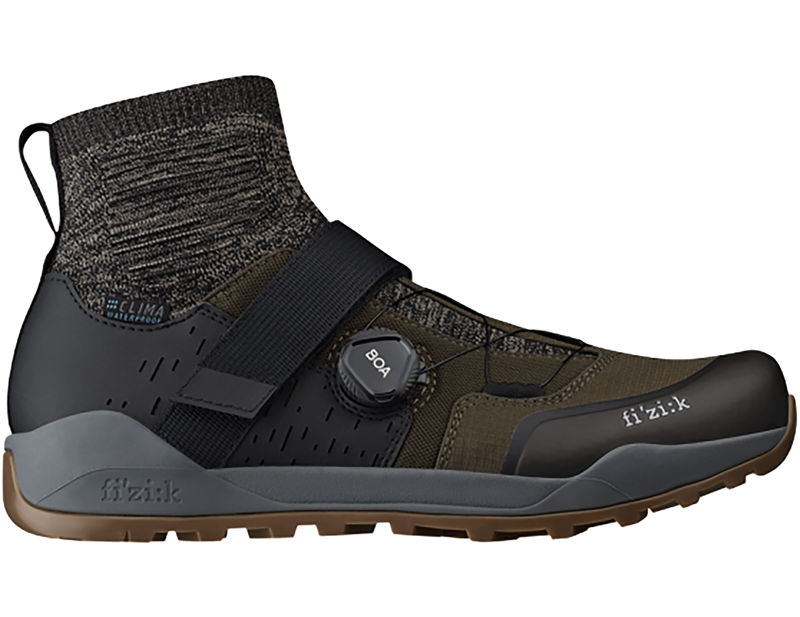 Fizik X2 Terra Clima Shoes in Olive/Caramel