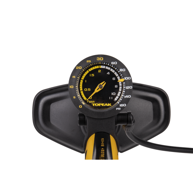 Topeak JoeBlow Sport 2 Stage Pump in Yellow-1