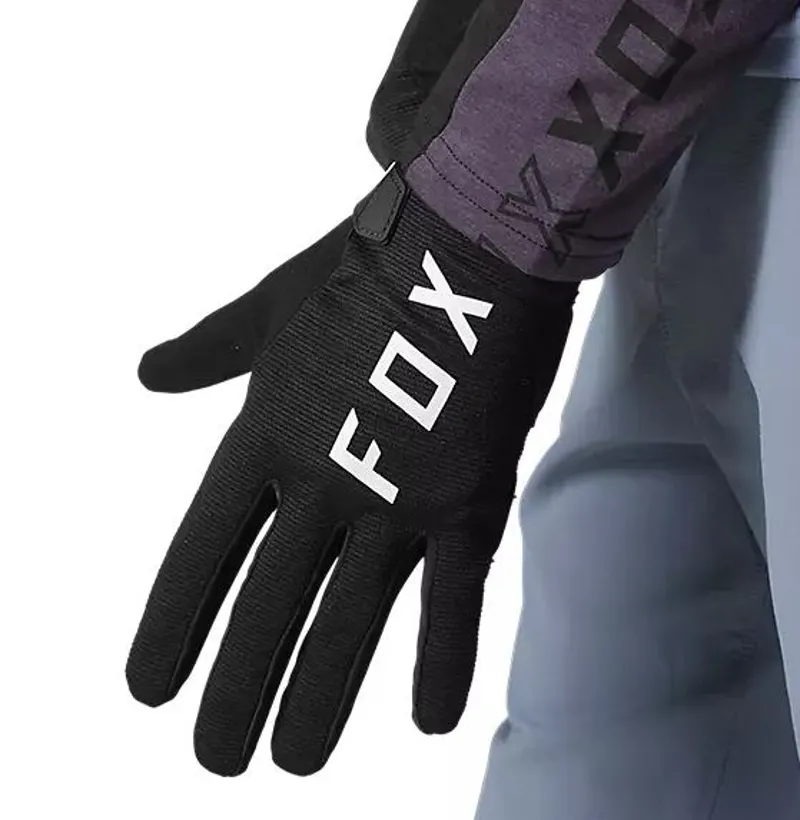 Fox Racing Ranger Gel Full Finger Gloves in Black-1