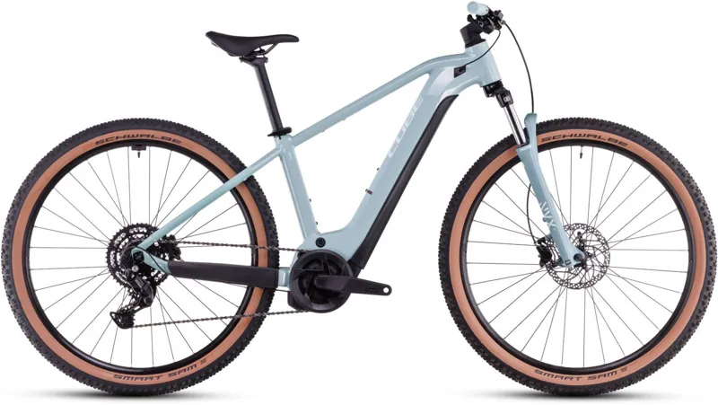 Cube Reaction Hybrid Performance 500 Electric Bike in Skylight Blue/White