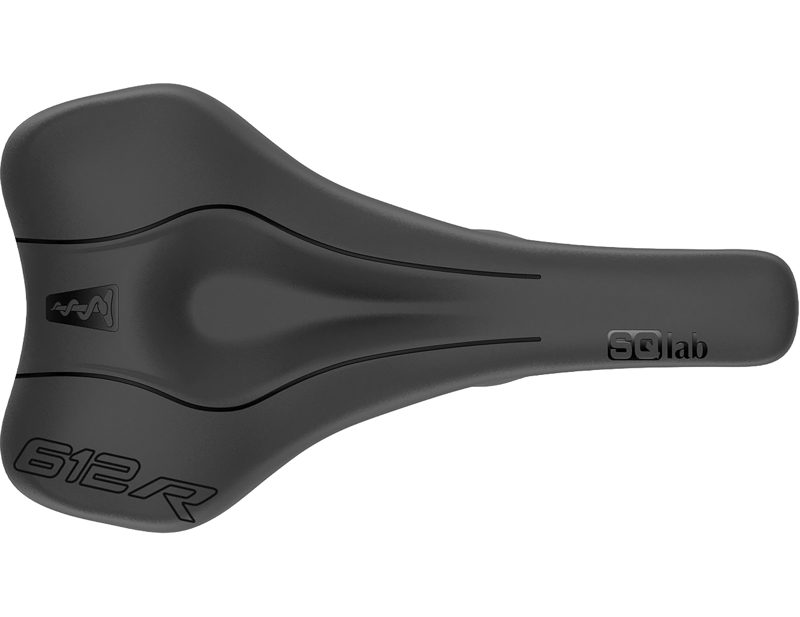 SQlab 612 Ergowave R S-Tube Saddle in Black-1