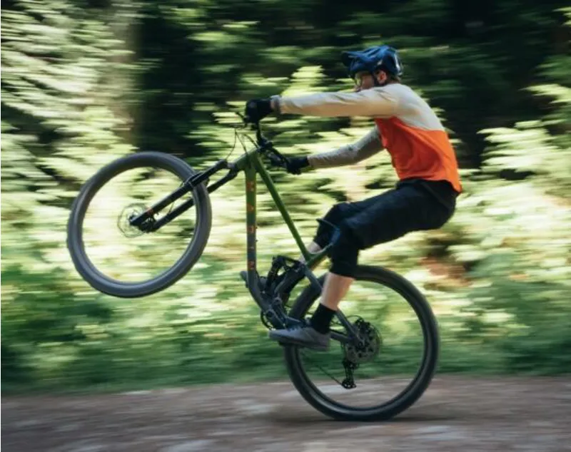 Marin Rift Zone 1 27. 5 or 29 inch Full Suspension Mountain Bike 2025 in Green Grey-5