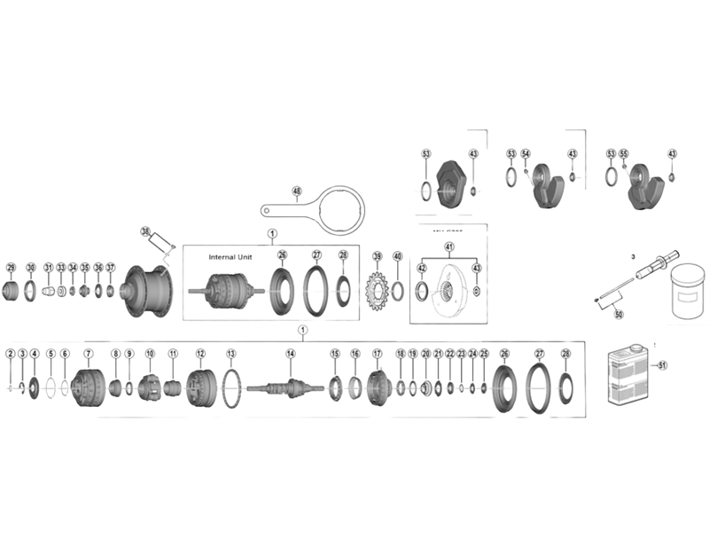 Balfes Bikes Shimano SG-S700 rotor mount cover | Free postage over £30, £10 off first order, price match & 0% finance.