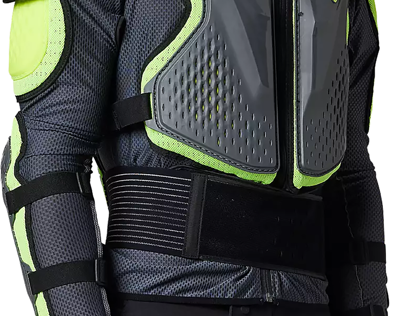 Fox Racing Titan Sport Chest Guard Jacket in Dark Shadow Grey-7