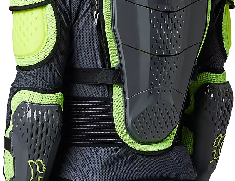 Fox Racing Titan Sport Chest Guard Jacket in Dark Shadow Grey-6