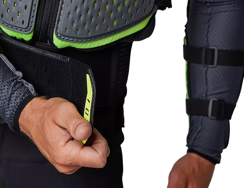 Fox Racing Titan Sport Chest Guard Jacket in Dark Shadow Grey-4