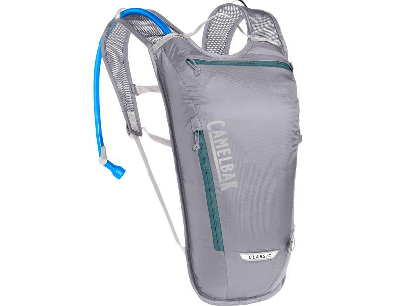 Camelbak Classic Light 4L Hydration Pack with 70oz Reservoir in Gunmetal/Hydro