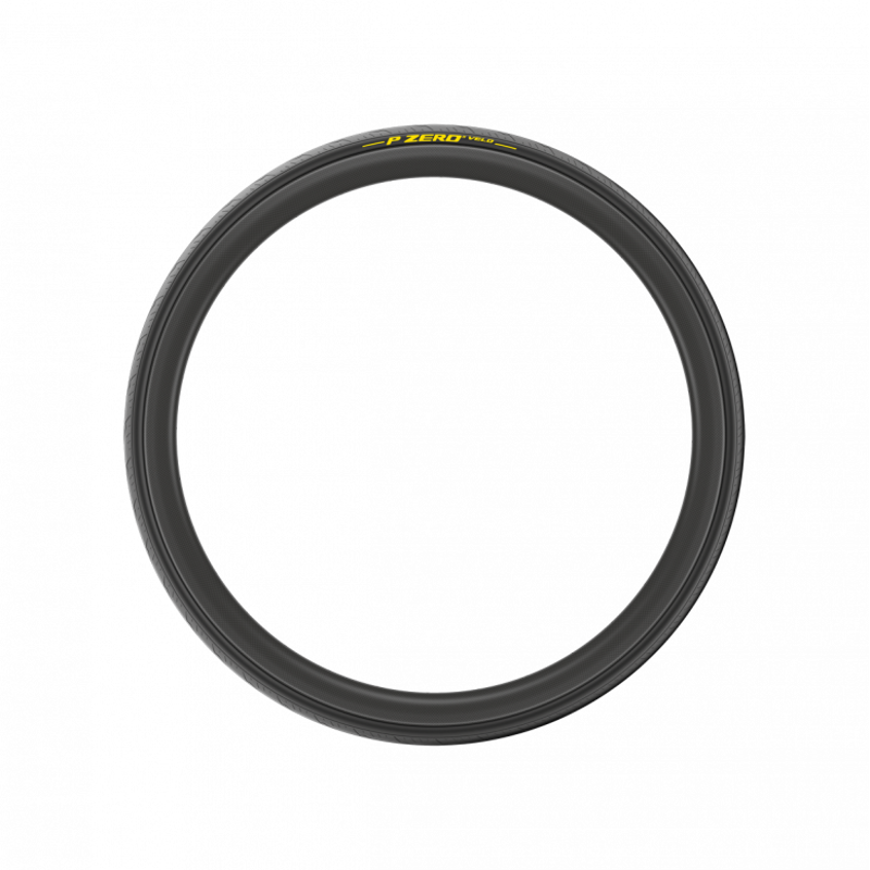 Pirelli P ZERO Velo Tub YellowSOFT 700c Tyre in Black -1