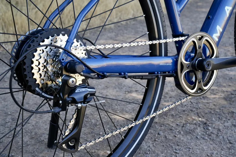 Marin Fairfax E ST Electric Hybrid Bike 2026 in Blue-10