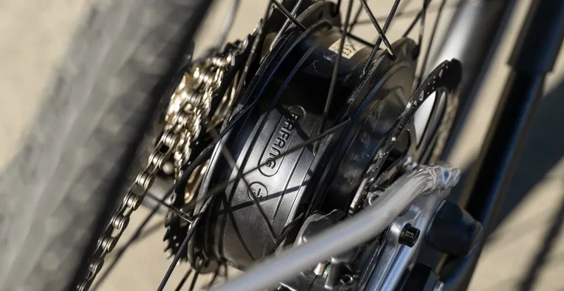 Marin Fairfax E Electric Hybrid Bike 2026 in Silver-4