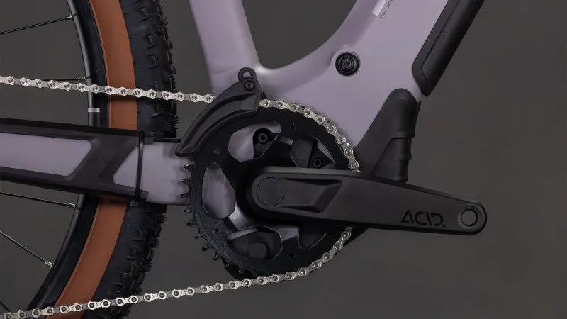 Cube Reaction Hybrid Performance 600 Electric Mountainbike 2026 in Plumgrey/Black-4