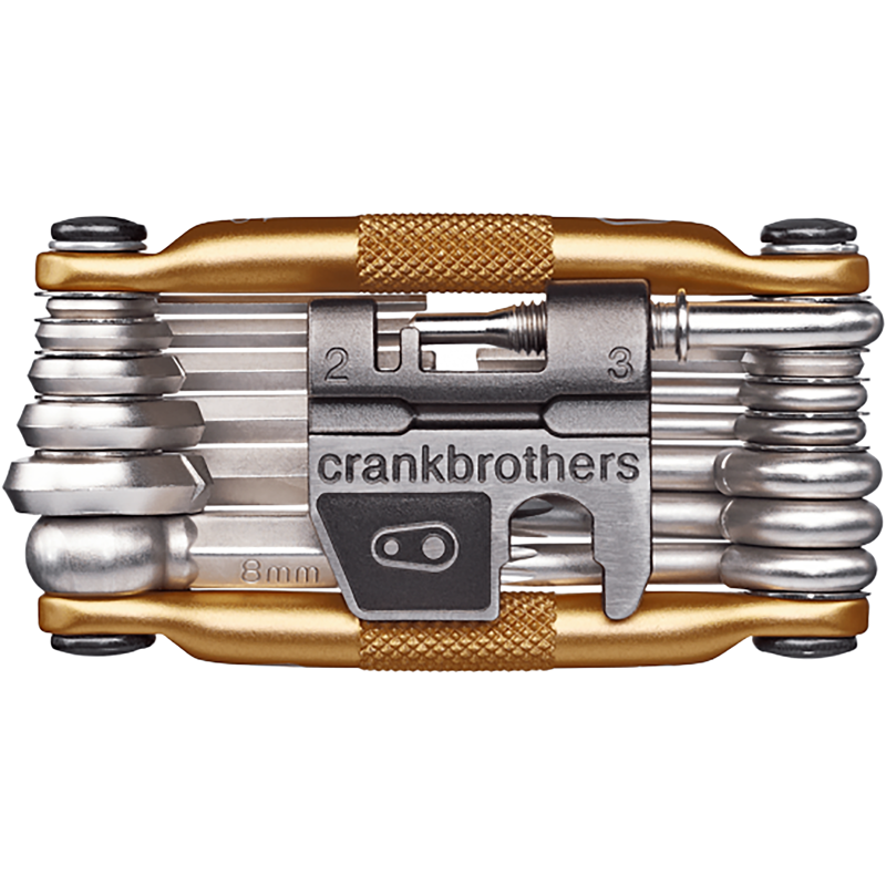 Balfes Bikes Crankbrothers Multi 19 Multi-Tool in Gold | Free postage over £30, £10 off first order, price match & 0% finance.