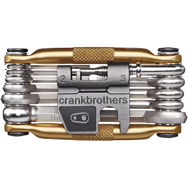 Balfes Bikes Crankbrothers Multi 17 Multi-Tool in Gold | Free postage over £30, £10 off first order, price match & 0% finance.