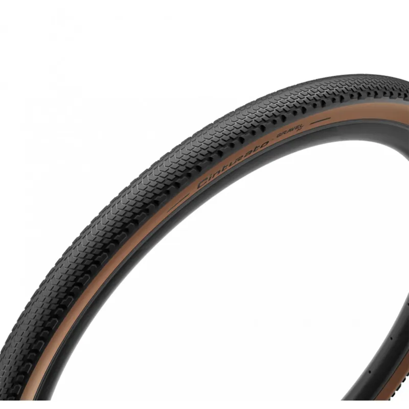 Pirelli Cinturato Gravel H Classic 700c Tyre Pair in Black/Tanwall with 2 x Pirelli P Zero Sealant 60ml i-2