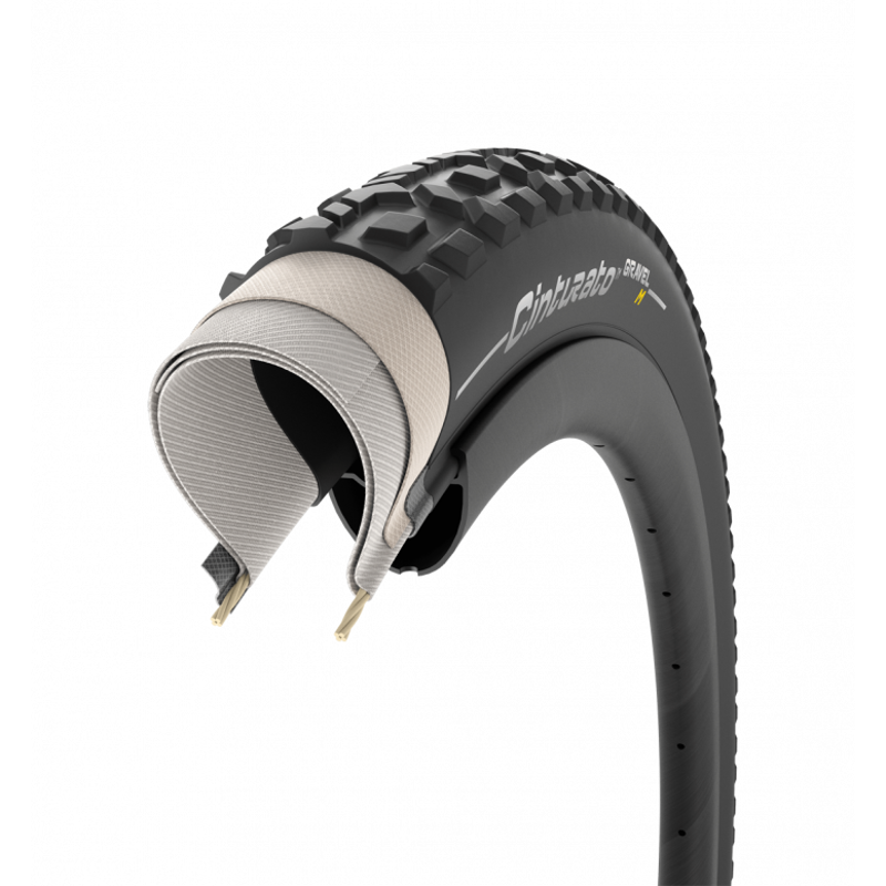 Pirelli Cinturato Gravel Mixed Terrain 650bx45 Tyre in Black-4