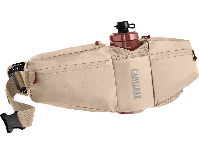 Camelbak Podium Flow 4 Hydration Belt with 21oz Podium Dirt Series Bottle in Moondust-1