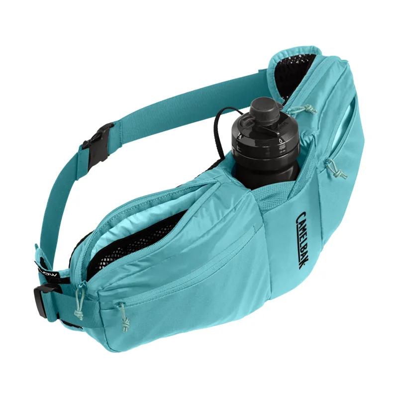 Camelbak Podium Flow 4 Hydration Belt with 21oz Podium Dirt Series Bottle in Arctic Blue-5
